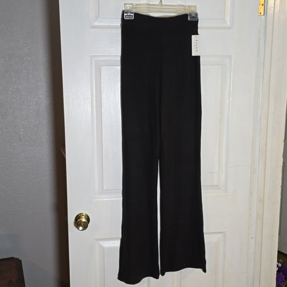 RISEN Womens size Small S black flare pants